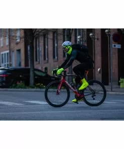 GripGrab Lightweight Windproof Thermo Hi-Vis Helmmütze Grün -Günstiges Kleidung Geschäft gripgrab lightweight windproof thermal hi vis skull cap fluo yellow 4