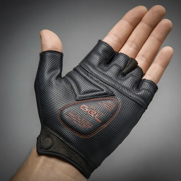 GripGrab ProGel Gepolsterte Kurzfinger-Handschuhe Schwarz 4 GripGrab ProGel Gepolsterte Kurzfinger-Handschuhe Schwarz – Bild 2
