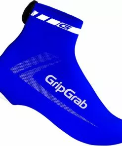 GripGrab RaceAero Lightweight Lycra Überschuhe Blau