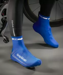 GripGrab RaceAero Lightweight Lycra Überschuhe Blau 9 GripGrab RaceAero Lightweight Lycra Überschuhe Blau -Günstiges Kleidung Geschäft gripgrab raceaero lightweight lycra shoe cover blue 4