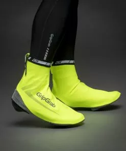 GripGrab RaceAqua Hi-Vis Wasserdichte Überschuhe Gelb 9 GripGrab RaceAqua Hi-Vis Wasserdichte Überschuhe Gelb -Günstiges Kleidung Geschäft gripgrab raceaqua hi vis waterproof shoe cover fluo yellow 2