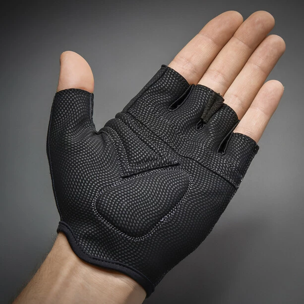 GripGrab Rouleur Gepolsterte Kurzfinger-Handschuhe Schwarz/rot 4 GripGrab Rouleur Gepolsterte Kurzfinger-Handschuhe Schwarz/rot – Bild 2