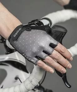 GripGrab Rouleur Gepolsterte Kurzfinger Handschuhe Damen Schwarz/grau -Günstiges Kleidung Geschäft gripgrab rouleur padded short finger gloves women grey 4