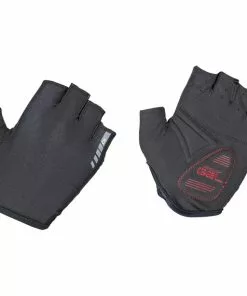 GripGrab Solara Lightweight Padded Tan Through Kurzfinger-Handschuhe Schwarz