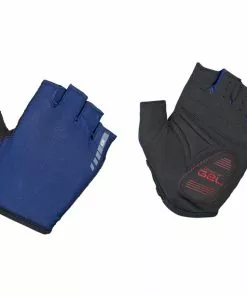 GripGrab Solara Lightweight Padded Tan Through Kurzfinger-Handschuhe Blau/schwarz