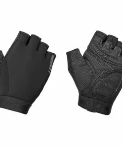 GripGrab World Cup Gepolsterte Kurzfinger-Handschuhe 2 Schwarz