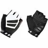 GripGrab WorldCup Gepolsterte Kurzfinger-Handschuhe Schwarz/weiß