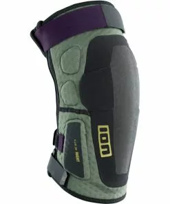 ION K-Lite Zip Knieprotektoren Oliv/schwarz