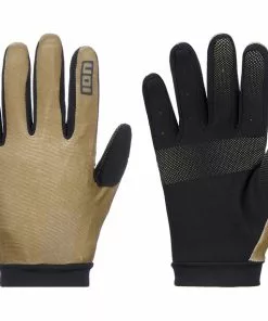 ION Logo Handschuhe Braun/schwarz