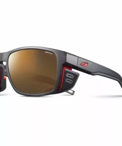Julbo Shield M Reactiv High Mountain 2-4 Sonnenbrille Schwarz/orange