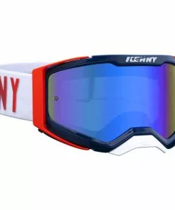 KENNY Performance Level 2 Schutzbrille Weiß/rot