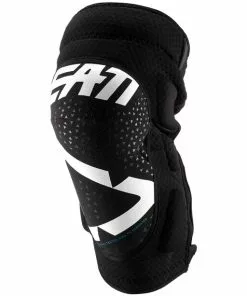 Leatt 3DF 5.0 Zip Knieprotektoren Schwarz/weiß