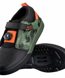 Leatt 4.0 Pro Klickschuhe Herren Oliv -Günstiges Kleidung Geschäft leatt 40 pro clip shoes men camo 2