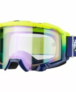 Leatt Velocity 4.5 Iriz Brille Mit Anti-Fog Glas Gelb/lila