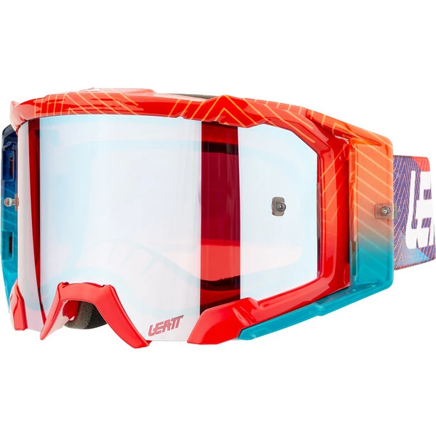 Leatt Velocity 5.5 Iriz Brille Mit Verspiegeltem Anti-Fog Glas Orange 3 Leatt Velocity 5.5 Iriz Brille Mit Verspiegeltem Anti-Fog Glas Orange