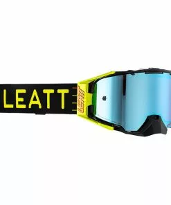 Leatt Velocity 6.5 Iriz Goggles Mit Verspiegeltem Anti-Fog Glas Gelb/schwarz