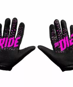 Muc-Off MTB Handschuhe Schwarz/pink -Günstiges Kleidung Geschäft muc off mtb gloves bolt 3