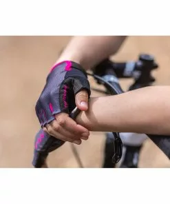 Northwave Active Kurzfinger-Handschuhe Damen Grau/pink -Günstiges Kleidung Geschäft northwave active short finger gloves women dark grey pink 3