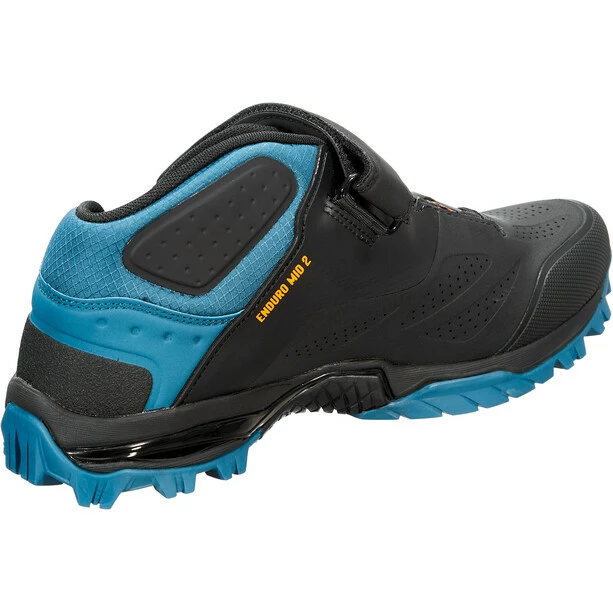 Northwave Enduro Mid 2 MTB Schuhe Herren Schwarz/blau 4 Northwave Enduro Mid 2 MTB Schuhe Herren Schwarz/blau – Bild 2