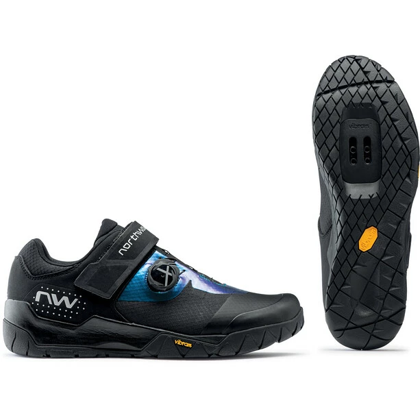 Northwave Overland Plus Schuhe Herren Schwarz/blau 3 Northwave Overland Plus Schuhe Herren Schwarz/blau