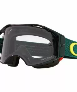 Oakley Airbrake MTB Schutzbrille Grün/schwarz -Günstiges Kleidung Geschäft oakley airbrake mtb goggles gold silver colorshift prizm low light 3