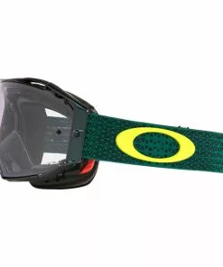 Oakley Airbrake MTB Schutzbrille Grün/schwarz -Günstiges Kleidung Geschäft oakley airbrake mtb goggles gold silver colorshift prizm low light 4