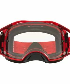 Oakley Airbrake MX Schutzbrille Rot -Günstiges Kleidung Geschäft oakley airbrake mx goggles red transparent 2