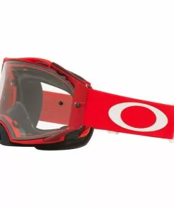 Oakley Airbrake MX Schutzbrille Rot -Günstiges Kleidung Geschäft oakley airbrake mx goggles red transparent 3