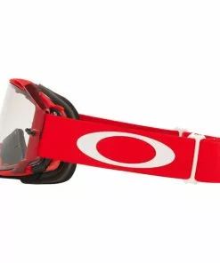 Oakley Airbrake MX Schutzbrille Rot -Günstiges Kleidung Geschäft oakley airbrake mx goggles red transparent 4