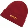 Oakley B1B Logo Beanie-Mütze Rot -Günstiges Kleidung Geschäft oakley b1b logo beanie iron red 1