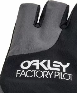 Oakley Factory Pilot Short MTB Handschuhe Herren Schwarz/grau -Günstiges Kleidung Geschäft oakley factory pilot short mtb gloves men blackout 2