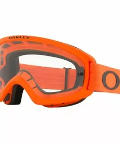 Oakley O-Frame 2.0 Pro MX XS Schutzbrille Jugend Orange -Günstiges Kleidung Geschäft oakley o frame 20 pro mx xs goggles youth moto orange clear 3