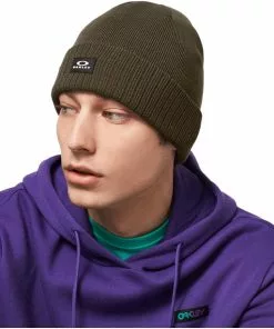 Oakley Ribbed 2.0 Beanie-Mütze Herren Oliv -Günstiges Kleidung Geschäft oakley ribbed 20 beanie men khaki 2