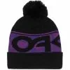 Oakley Wanderlust Bommelmütze Schwarz/lila -Günstiges Kleidung Geschäft oakley wanderlust pom beanie blackout 1