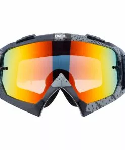 O'Neal B-10 Goggles Schwarz/weiß -Günstiges Kleidung Geschäft oneal b 10 goggles camo black white radium red 3