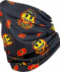 O'Neal Nackenwärmer Schwarz/gelb -Günstiges Kleidung Geschäft oneal neckwarmer emoji black yellow 3