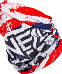 O'Neal Nackenwärmer Weiß/blau 8 O'Neal Nackenwärmer Weiß/blau -Günstiges Kleidung Geschäft oneal neckwarmer usa white blue red 3