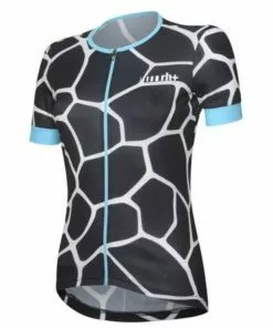 Rh+ Fashion W Jersey -Günstiges Kleidung Geschäft rh Fashion W Jersey Radtrikot kurzarm Damen giraffe black glacier 215989 01