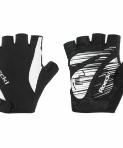 Roeckl Basel Handschuhe Schwarz/weiß