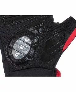 Roeckl Hagen Handschuhe Schwarz/rot -Günstiges Kleidung Geschäft roeckl hagen gloves black red 3