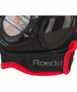 Roeckl Isera Handschuhe Schwarz -Günstiges Kleidung Geschäft roeckl isera gloves black red 4