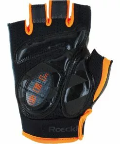 Roeckl Isera Handschuhe Grün/schwarz -Günstiges Kleidung Geschäft roeckl isera gloves hurricane grey fluo orange 2