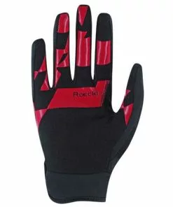 Roeckl Montan Handschuhe Schwarz/rot -Günstiges Kleidung Geschäft roeckl montan gloves fiery red 2