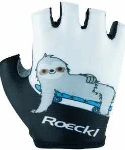 Roeckl Trient Handschuhe Kinder Weiß/schwarz