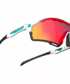 Rudy Project Cutline Sonnenbrille -Günstiges Kleidung Geschäft rudy project cutline sunglasses white matte multilaser red 3