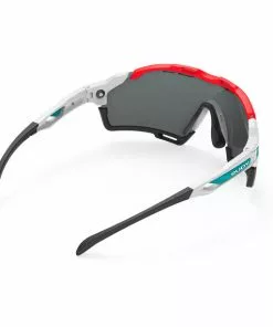 Rudy Project Cutline Sonnenbrille -Günstiges Kleidung Geschäft rudy project cutline sunglasses white matte multilaser red 5