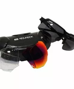 Rudy Project Deltabeat Sonnenbrillen-Set Schwarz -Günstiges Kleidung Geschäft rudy project deltabeat sunglasses pack black 3