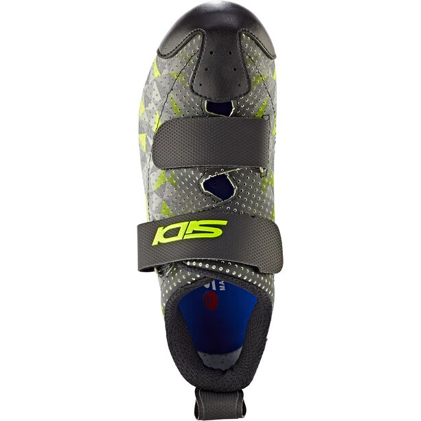 Sidi T-5 Air Carbon Schuhe Herren Grau/gelb 5 Sidi T-5 Air Carbon Schuhe Herren Grau/gelb – Bild 3