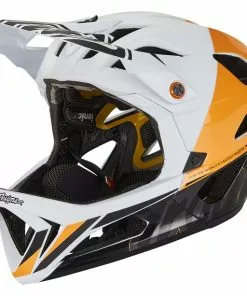 Günstiges Kleidung Geschäft 13 Troy Lee Designs Stage MIPS Helm Weiß/orange