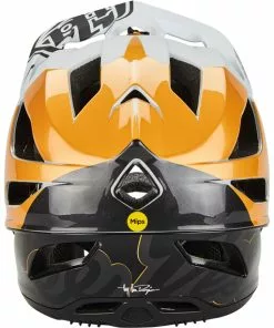 Troy Lee Designs Stage MIPS Helm Weiß/orange -Günstiges Kleidung Geschäft troy lee designs stage mips helmet nova honey 5